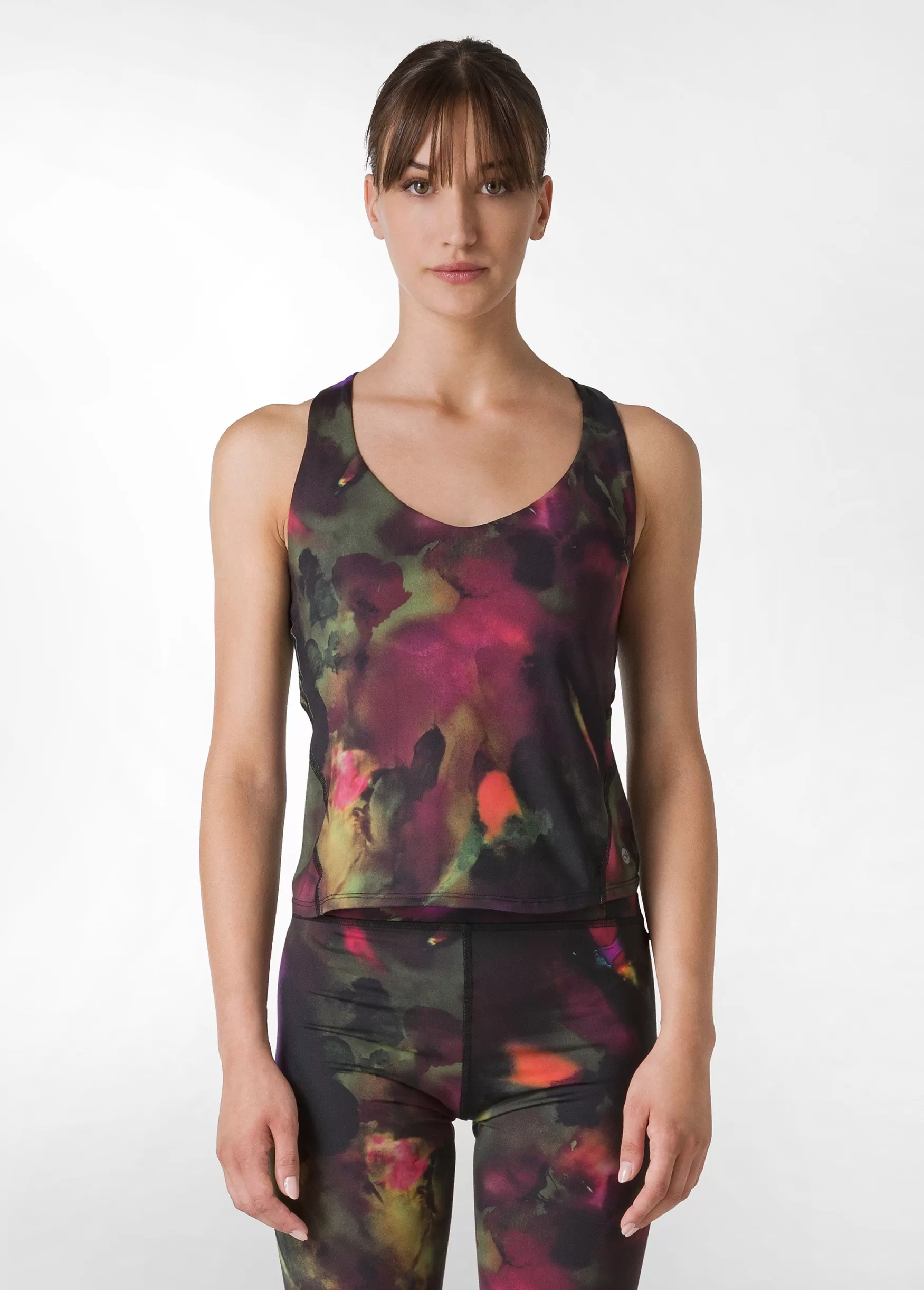 Fashion DEHA Allover Sport Bra Multicolor Camuflower
