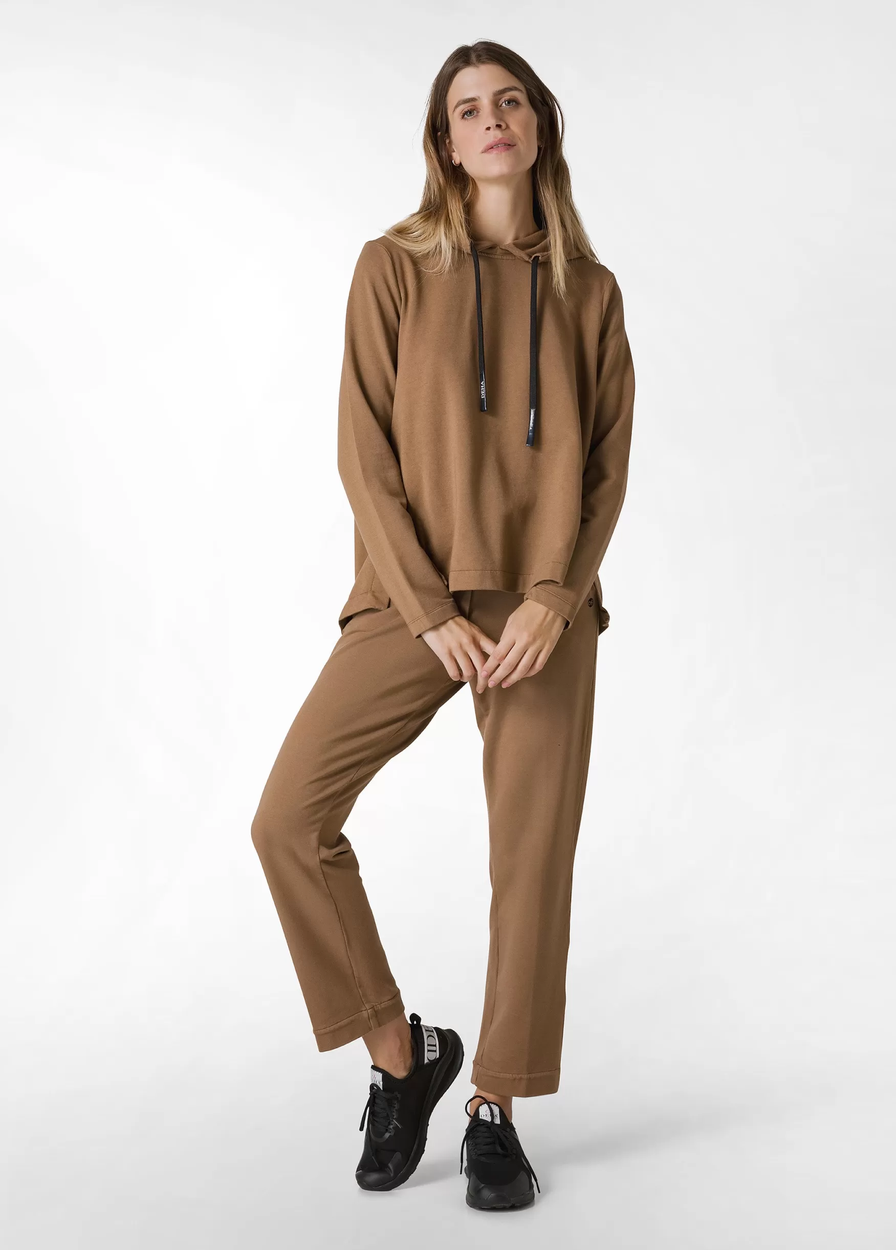 Online DEHA Cosy Straigh Pants Brown Biscuit Brown